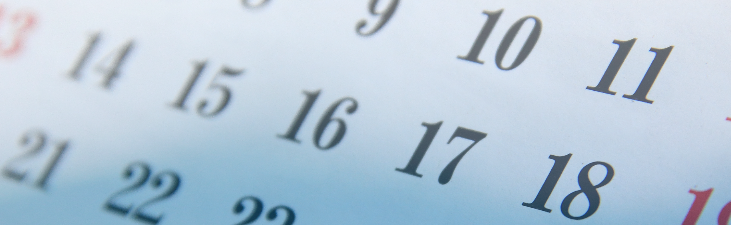 Banner for Calendar